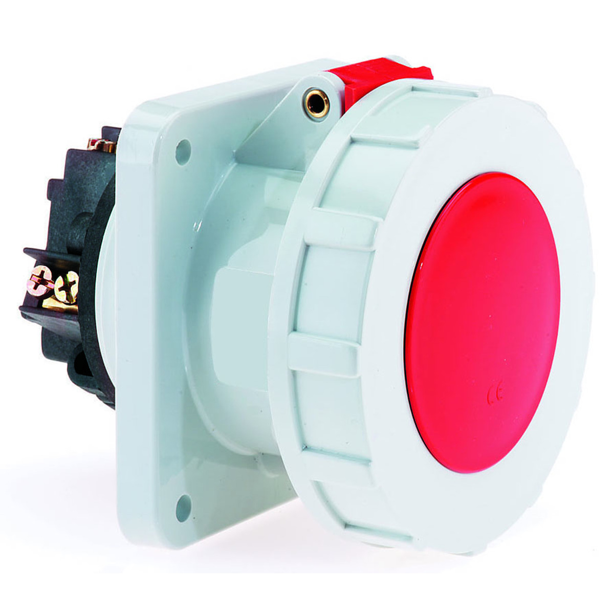 CEE-inbouwcontactdoos, 63A, 107x100mm, IP67