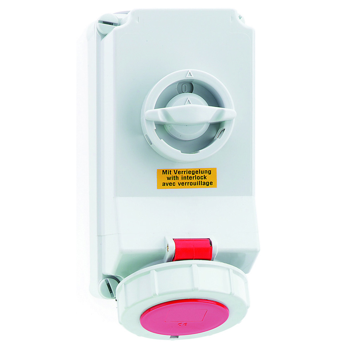 CEE-wandcontactdoos schakelbaar