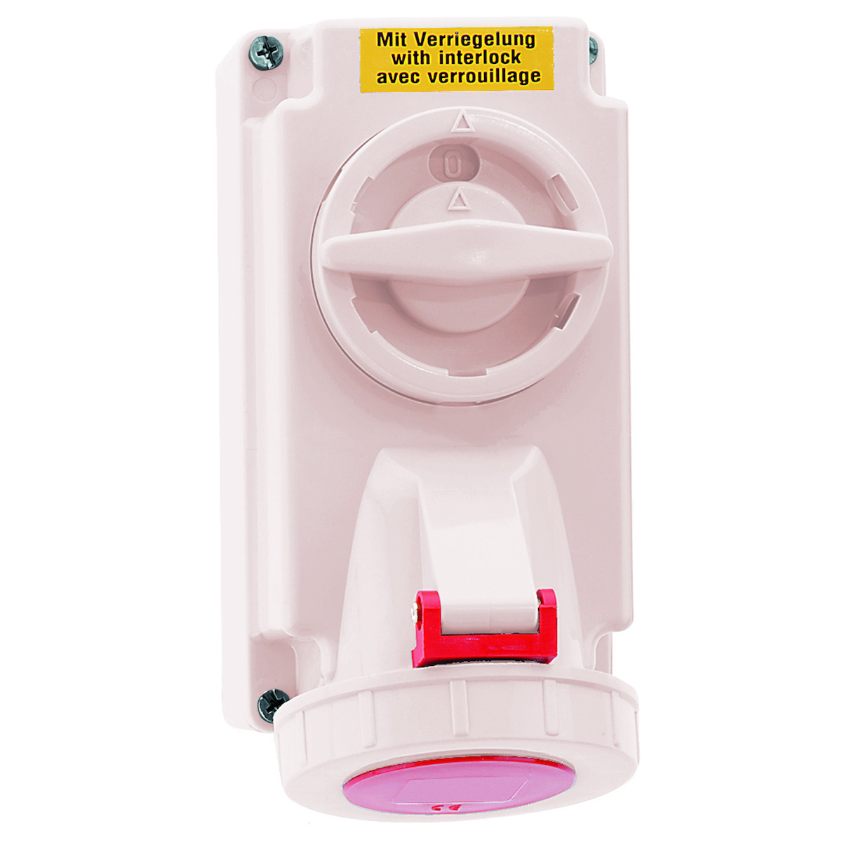 CEE-wandcontactdoos afschakelbaar,vergrendelbaar, IP67