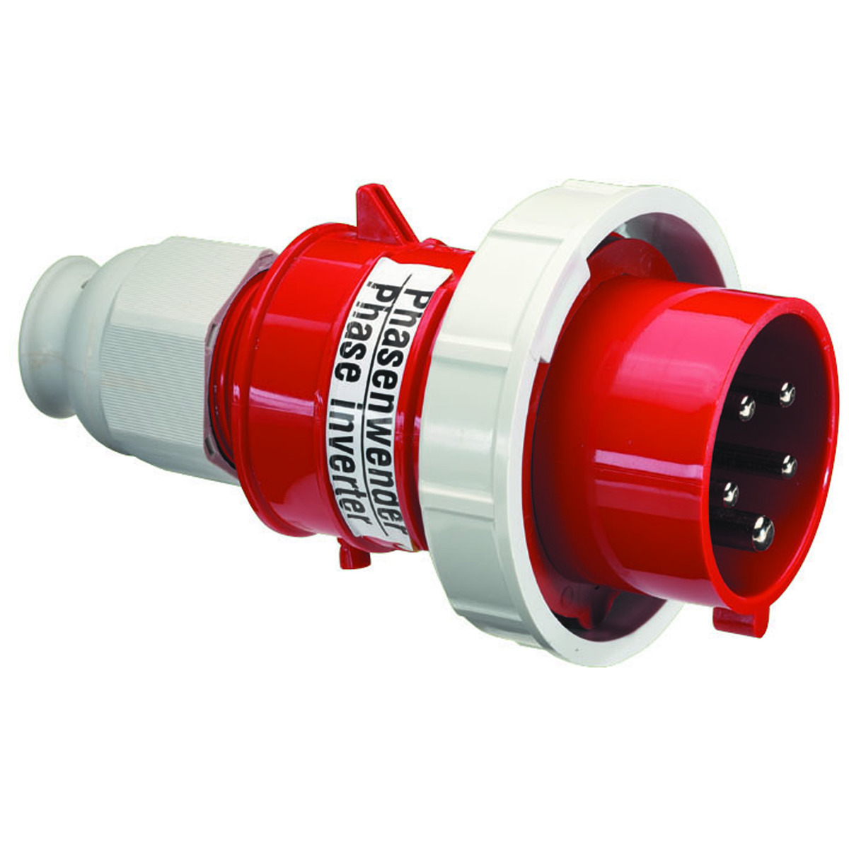 Fasenwisselaar als steker, TE, IP67, 16A+32A, Multi-Grip, hittebestendig