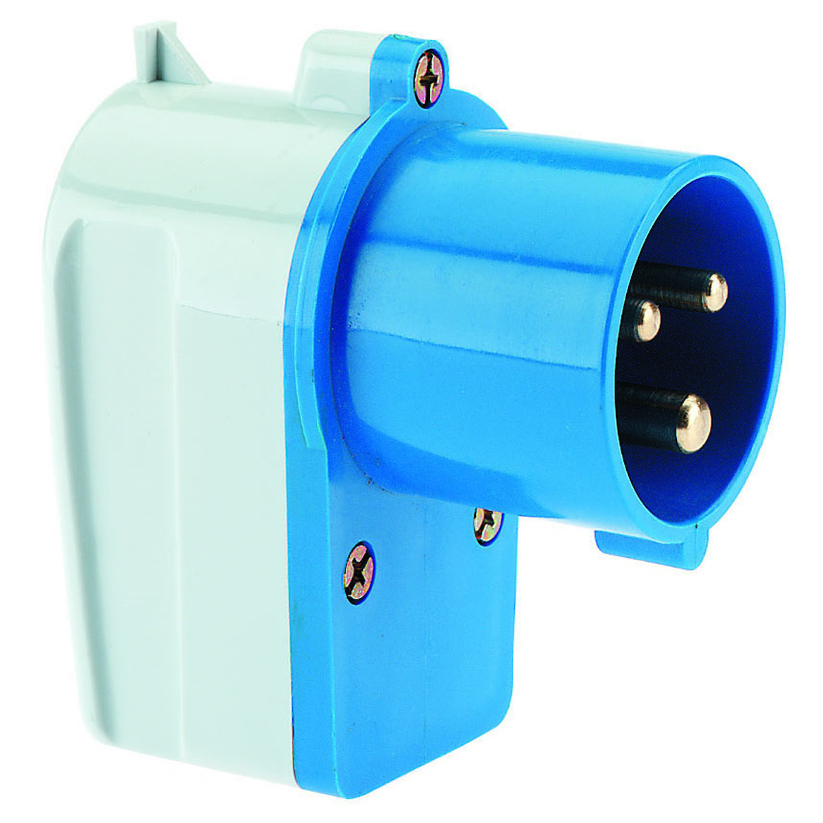 CEE-steker, 16A+32A, haaks, IP44