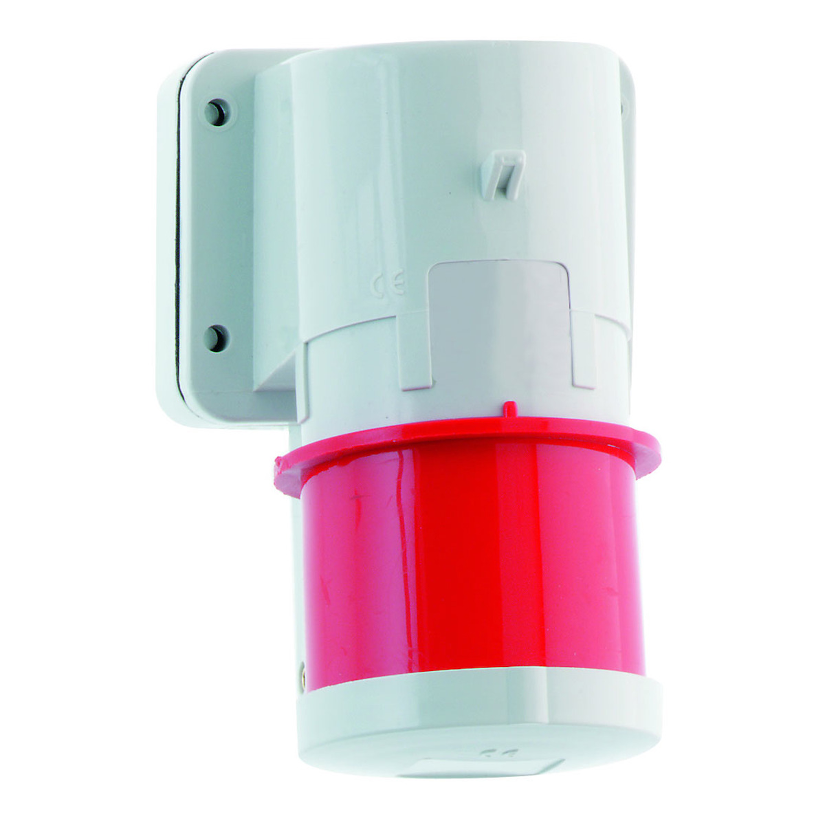 CEE-toestelcontactdoosTE,16A+32A,aanb.,QUICK-CONNECT,klapdeksel,hittebest.IP44