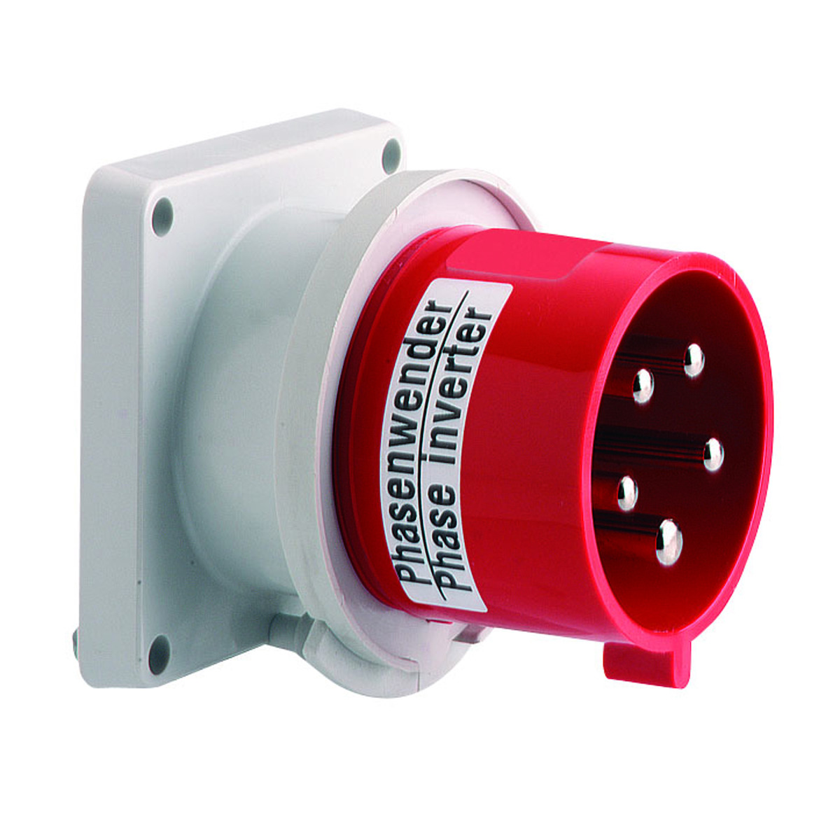 CEE-fasenwisselaar als TCD, aanbouw, 16A+32A, achterkant open, IP44