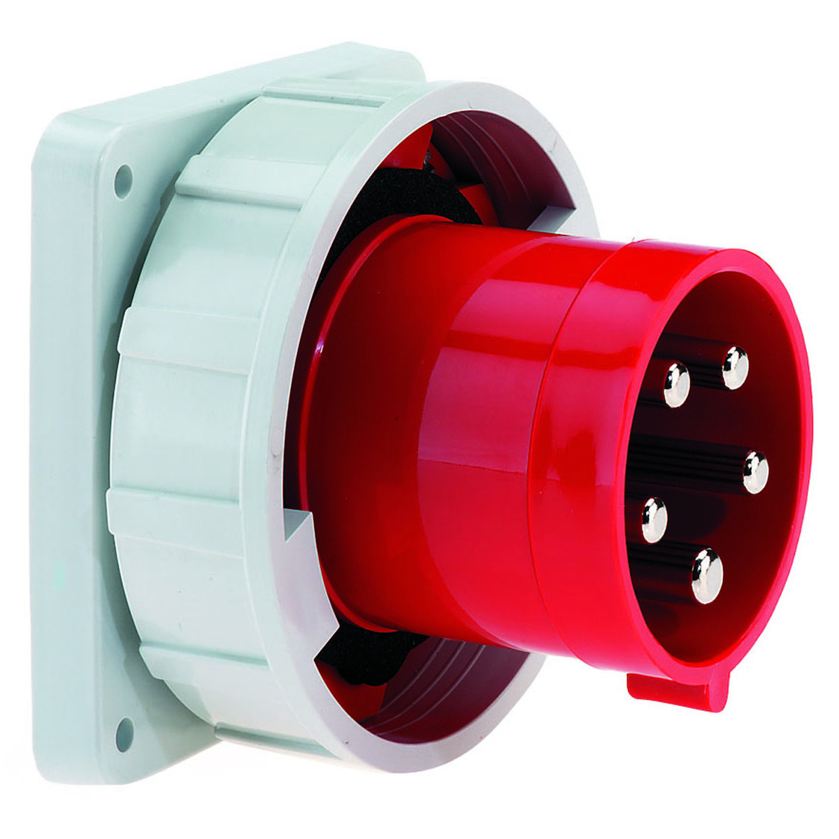 CEE-toestelcontactdoos TE, 63A, hittebestendig, IP67