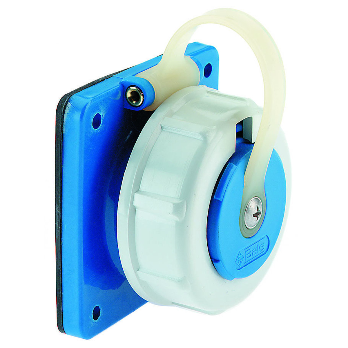 Schuko-inbouwcontactdoos, Duits systeem, vernikkelde contacten, IP68